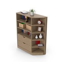 Bookcase Cabinet Set PNG & PSD Images