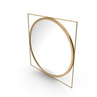 Mirror In A Metal Frame PNG & PSD Images