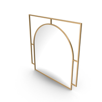 Mirror In A Metal Frame PNG & PSD Images