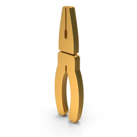 Gold Pliers Icon PNG & PSD Images
