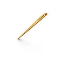 Sewing Needle Icon Gold PNG & PSD Images