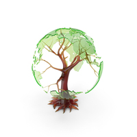 Globe Tree Glass PNG & PSD Images