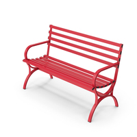 Red Bench PNG & PSD Images