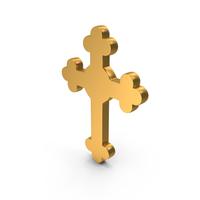 Gold Cross Icon PNG & PSD Images