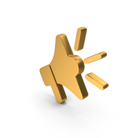 Gold Megaphone Icon PNG & PSD Images