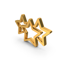 Gold Three Stars Rating Icon PNG & PSD Images