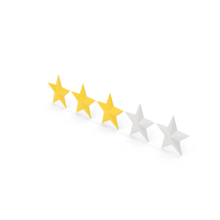 3 Stars PNG & PSD Images