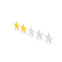 Yellow Two Stars Symbol PNG & PSD Images