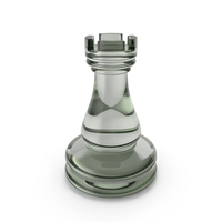 Glass Chess Rook Piece PNG & PSD Images