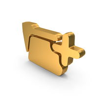Add Folder Web Metallic PNG & PSD Images
