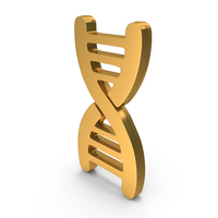 DNA Medical Logo Metallic PNG & PSD Images