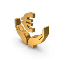 Euro On Hands Care Logo Metallic PNG & PSD Images