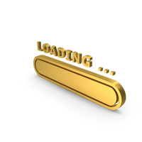 Gold Loading Completed Symbol PNG & PSD Images