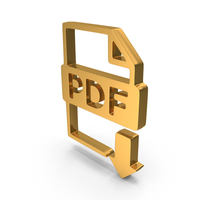 Pdf Download Logo Metallic PNG & PSD Images