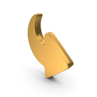 Gold Web Side Arrow PNG & PSD Images