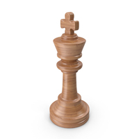 WOODEN CHESS KING PNG & PSD Images
