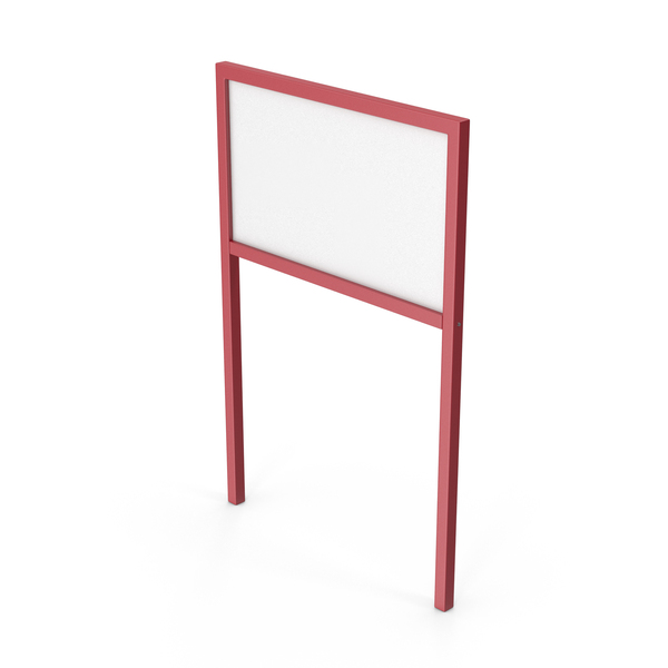 Red Advertising Board PNG & PSD Images