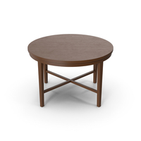 Dark Round Dinner Table PNG & PSD Images
