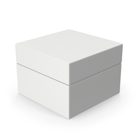 White Ring Box Closed PNG & PSD Images