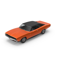 Classic Muscle Car Vinyl Top PNG & PSD Images