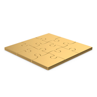 Gold Puzzles PNG & PSD Images