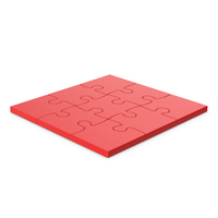 Red Puzzles PNG & PSD Images