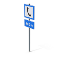 Telephone Road Sign PNG & PSD Images