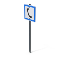 Telephone Road Sign PNG & PSD Images