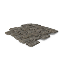 Stylized Wooden Roof Planks PNG & PSD Images