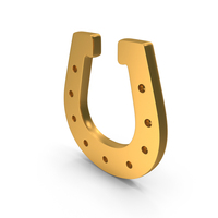 Gold Horseshoe Icon PNG & PSD Images