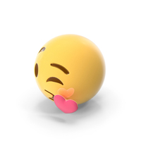 Blowing Kiss Emoji PNG & PSD Images