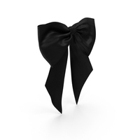 Vogue Bow Black PNG & PSD Images