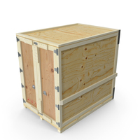 Wooden Shipping Crate PNG & PSD Images