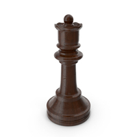 Wooden Chess Queen Piece PNG & PSD Images