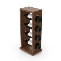 Wine Rack And Wine Bottles PNG & PSD Images