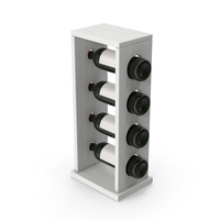 White Wine Rack PNG & PSD Images