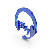 Blue Glass 24x7 Customer Support Symbol PNG & PSD Images