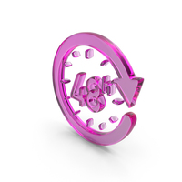 Logo Clock Time 48H Glass PNG & PSD Images