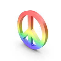 Colorful Peace Symbol PNG & PSD Images