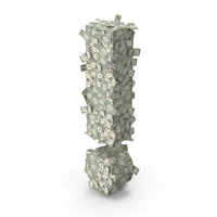 Money Exclamation Symbol PNG & PSD Images