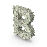 Money Letter B PNG & PSD Images