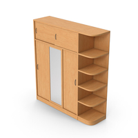 Brown Wooden Wardrobe PNG & PSD Images
