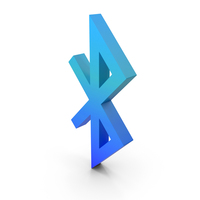 Blue Bluetooth Symbol PNG & PSD Images