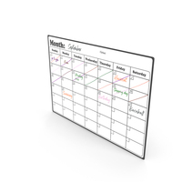 Magnetic Fridge Calendar PNG & PSD Images