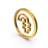 Out Line Armenian Dram Currency Icon Gold PNG & PSD Images