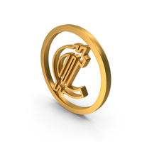Gold Costa Rican And Salvadoran Colon Currency Icon PNG & PSD Images
