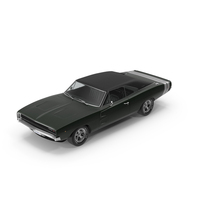 Dodge Charger RT 1968 Stripes PNG & PSD Images