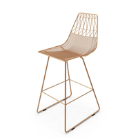 Bend Goods Copper Wire Bar Stool PNG & PSD Images