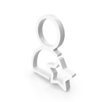 White User Rating Symbol PNG & PSD Images