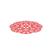Red Disposable Lace Paper Doily PNG & PSD Images